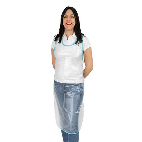 TRANSPARENT BATH APRON