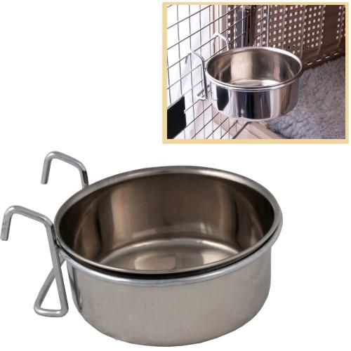 HOOK STAINLESS STEEL FEEDER FOR CAGE