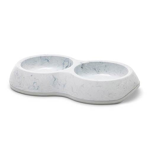 DELICE MARBLE PLASTIC FEEDER - DOUBLE - 2 x 200 ml