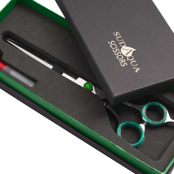 Sudaqua Kōbe Straight Micro-Texturized Scissors 8,5"