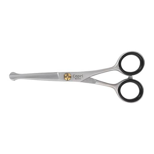 CAPRI SERRATED STRAIGHT SCISSORS - WITH ROUNDED TIP 13cm