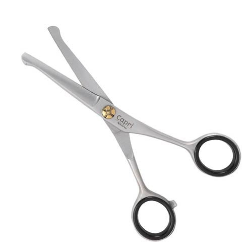 CAPRI SERRATED STRAIGHT SCISSORS - WITH ROUNDED TIP 13cm