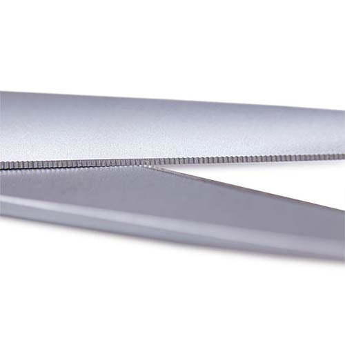 CAPRI SERRATED STRAIGHT SCISSORS - WITH ROUNDED TIP 13cm