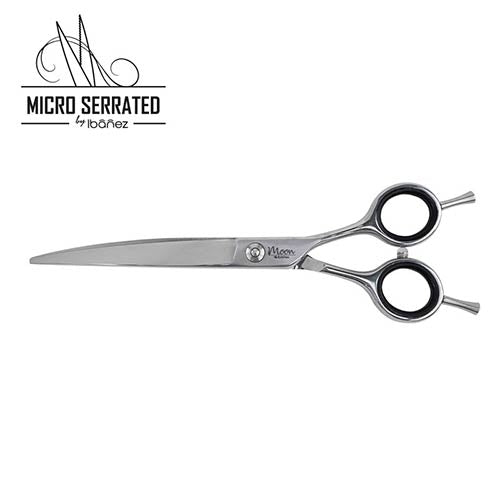 MOON SERRATED CURVED SCISSORS 18cm