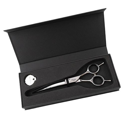 MOON SERRATED CURVED SCISSORS 18cm