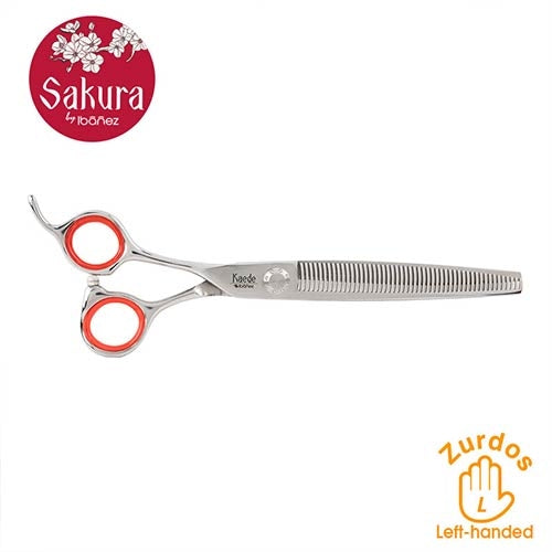 KAEDE LEFT HANDED 50 TEETH THINNING SCISSORS 17.5cm