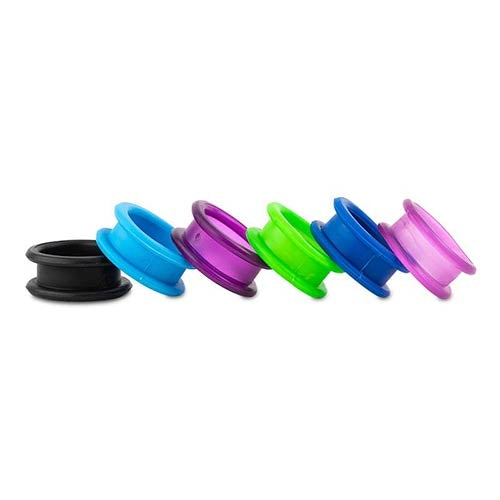 SOFT RUBBER SCISSORS FINGER INSERTS/PAIR Ø 19mm INSIDE
