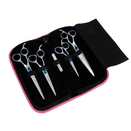 LEATHER CASE FOR 4 SCISSORS