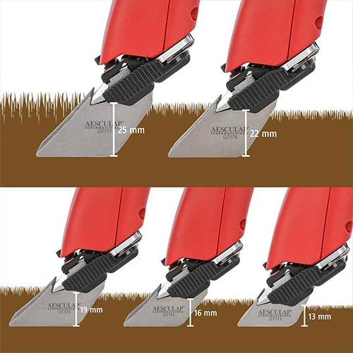 AESCULAP FAVORITA PACK OF 5 METAL COMBS