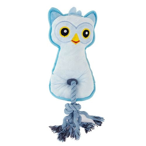 OWL WITH ROPE SOFT TOY - 35 x 16 x 4.5 cm