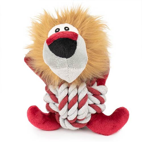 ROPE LION SOFT TOY - 19.5 cm
