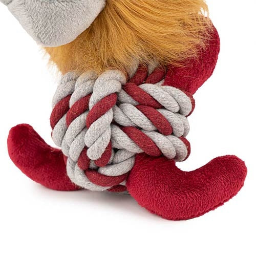 ROPE LION SOFT TOY - 19.5 cm