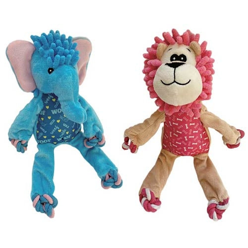 LION & ELEPHANT SOFT TOY 14x26 cm