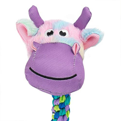 COW & REINDEER WITH TAIL SOFT TOY