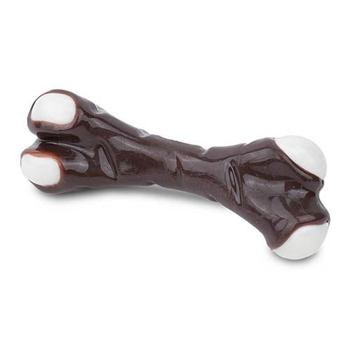 MEAT SCENTED BONE TOY - 12.5 x 4.5 cm