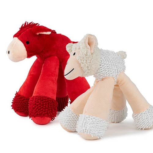 SHEEP AND HORSE SOFT TOYS