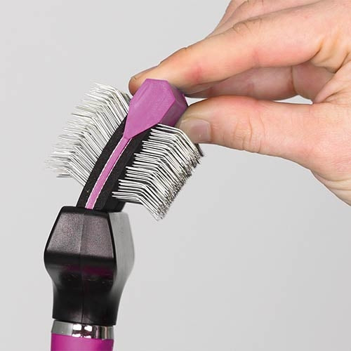 FLEXIBLE DOUBLE SIDED SLICKER BRUSH