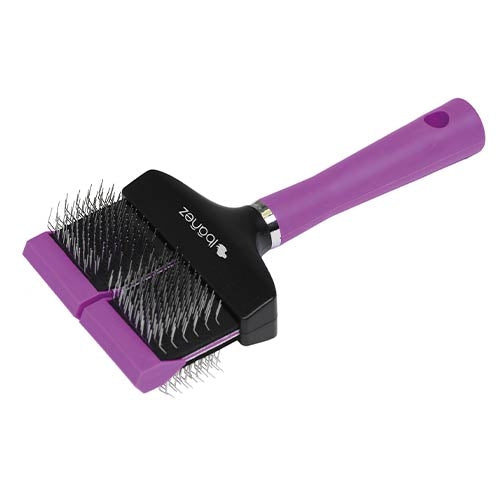 FLEXIBLE DOUBLE SIDED SLICKER BRUSH