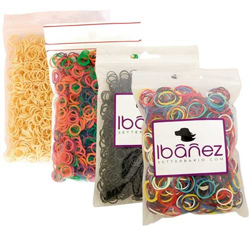 RUBBER HAIR BANDS 1000 units