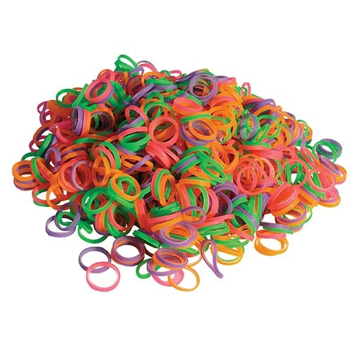 RUBBER HAIR BANDS 1000 units
