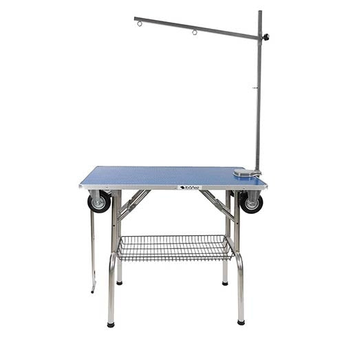 SHOW WITH WHEELS FOLDING TABLE 95x55x78 cm