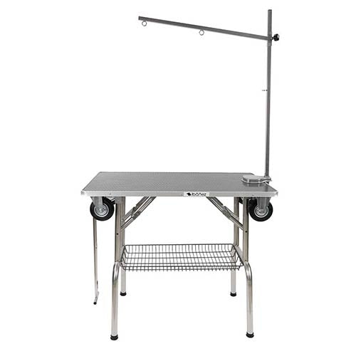 SHOW WITH WHEELS FOLDING TABLE 95x55x78 cm