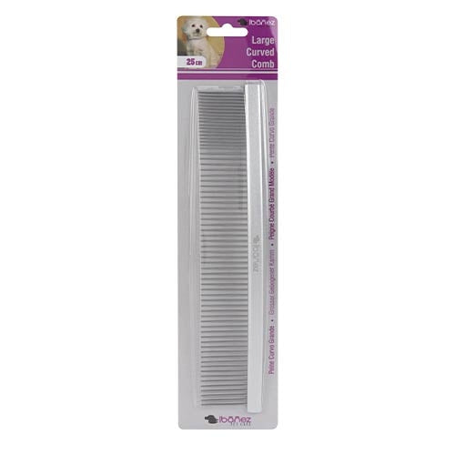 CURVED METAL COMB - 25 cm
