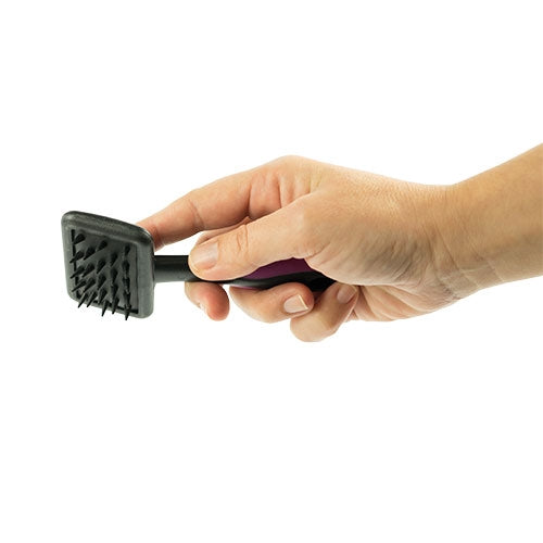 RUBBER BRUSH WITH HANDLE