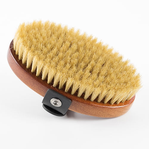OVAL NATURAL BRISTLE BRUSH