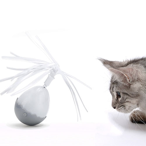 ELECTRONIC MOTION EGG CAT TOY - 12 x 7 cm