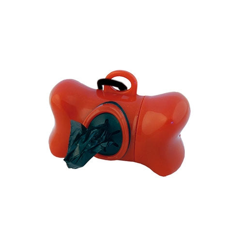 BONE POOP BAG DISPENSER - 5 x 8 cm