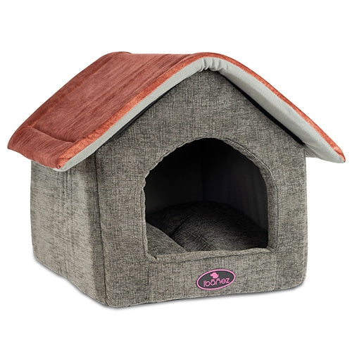 TEJAS ROJAS HOUSE PET BED - 47 x 39 x 42 cm