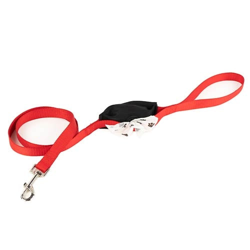 POOP BAG HOLDER NYLON LEASH