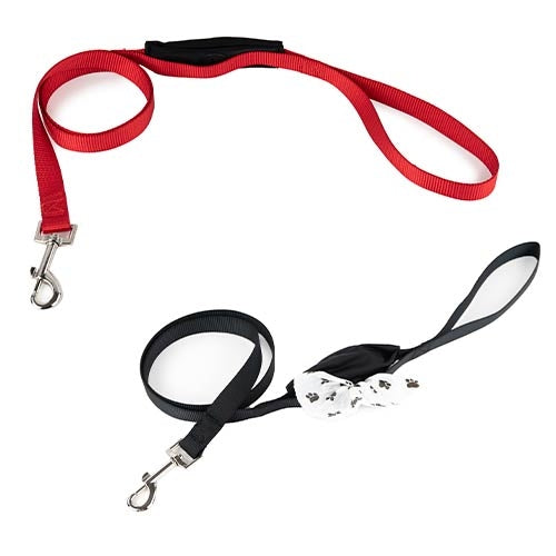 POOP BAG HOLDER NYLON LEASH