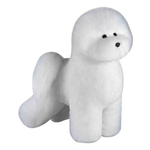 BICHON DEMODOG BODY AND HEAD MANNEQUIN