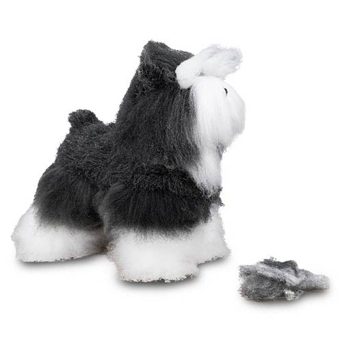 DEMODOG COAT MANNEQUIN - FULL COAT - SCHNAUZER - BLACK/WHITE