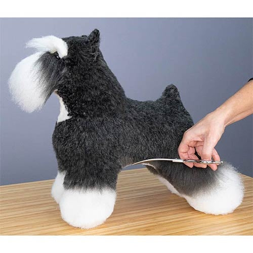 DEMODOG COAT MANNEQUIN - FULL COAT - SCHNAUZER - BLACK/WHITE