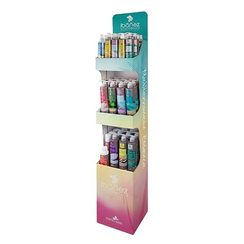SHAMPOOS AND CONDITIONERS DISPLAY STAND
