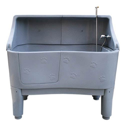 GLENBATH POLYETHYLENE BATH - GREY - SPLASHBACK