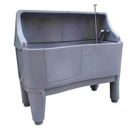 GLENBATH POLYETHYLENE BATH - GREY - SPLASHBACK