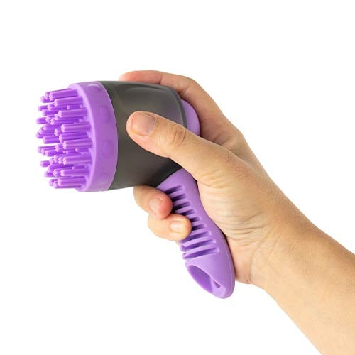 SCRUBBY MASSAGE BATH BRUSH - 14 x 9 cm