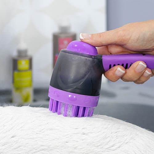 SCRUBBY MASSAGE BATH BRUSH - 14 x 9 cm