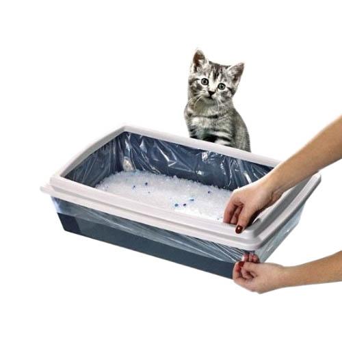 DISPOSABLE BAGS FOR LITTER TRAYS - 12 units