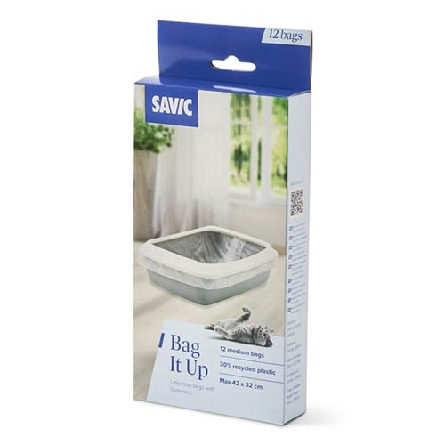 DISPOSABLE BAGS FOR LITTER TRAYS - 12 units