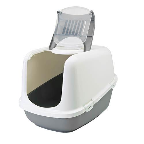 NESTOR JUMBO HINGED DOOR LITTER BOX - 66.5 x 48.5 x 46.5 cm