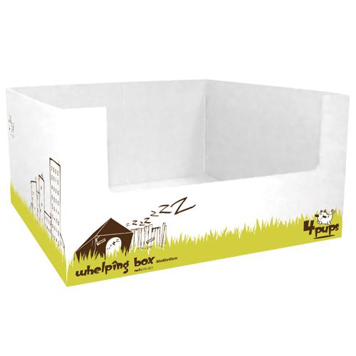 4PUPS DISPOSABLE CARDBOARD WHELPING BOX