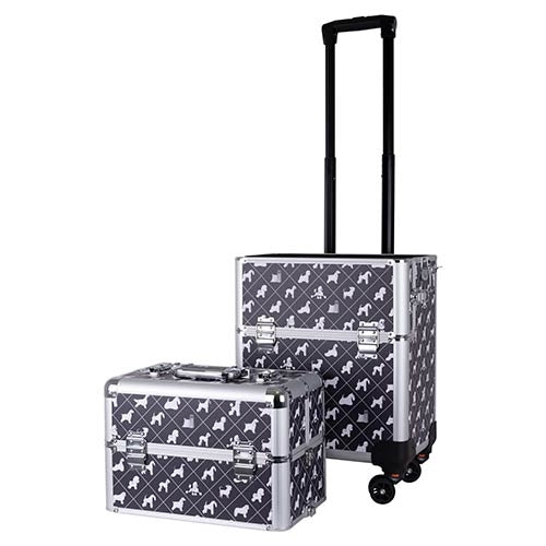 BEST OF BREED 2 IN 1 WHEELED GROOMING CASE