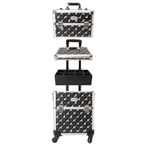 BEST OF BREED 2 IN 1 WHEELED GROOMING CASE