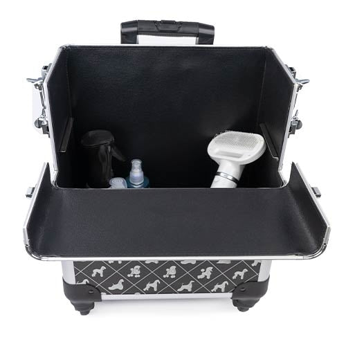 BEST OF BREED 2 IN 1 WHEELED GROOMING CASE