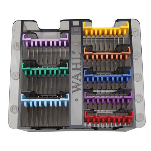 WAHL MOTIVA, CREATIVA AND MOSER ARCO PACK OF 8 METAL COMBS